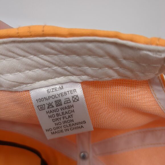 Checkered Strapback Hat Multicolor One Size Adjustable Strap Vented Holes - Picture 9 of 9